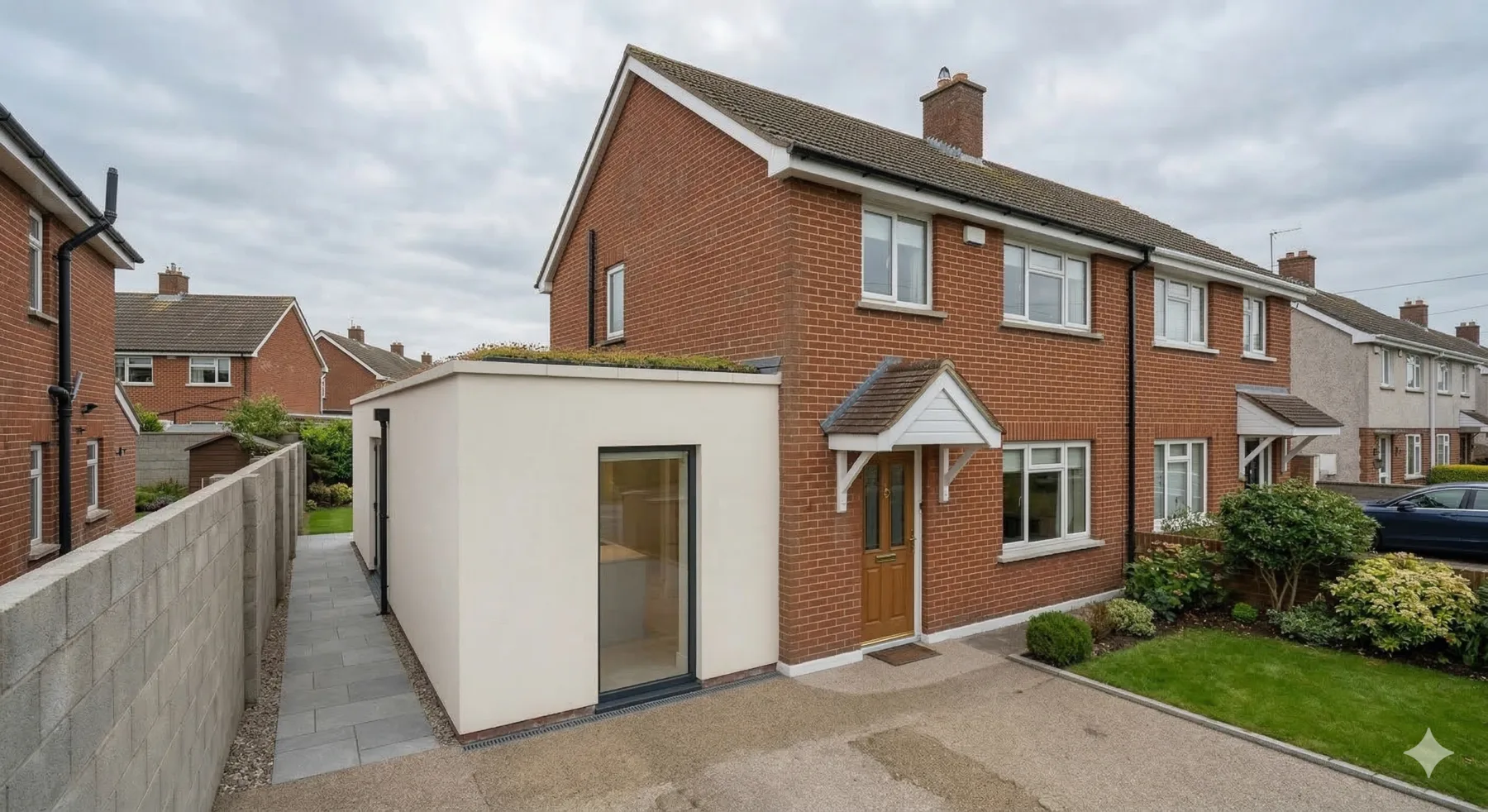 Side return extension on a semi-detached house in South Dublin — BR Building Services