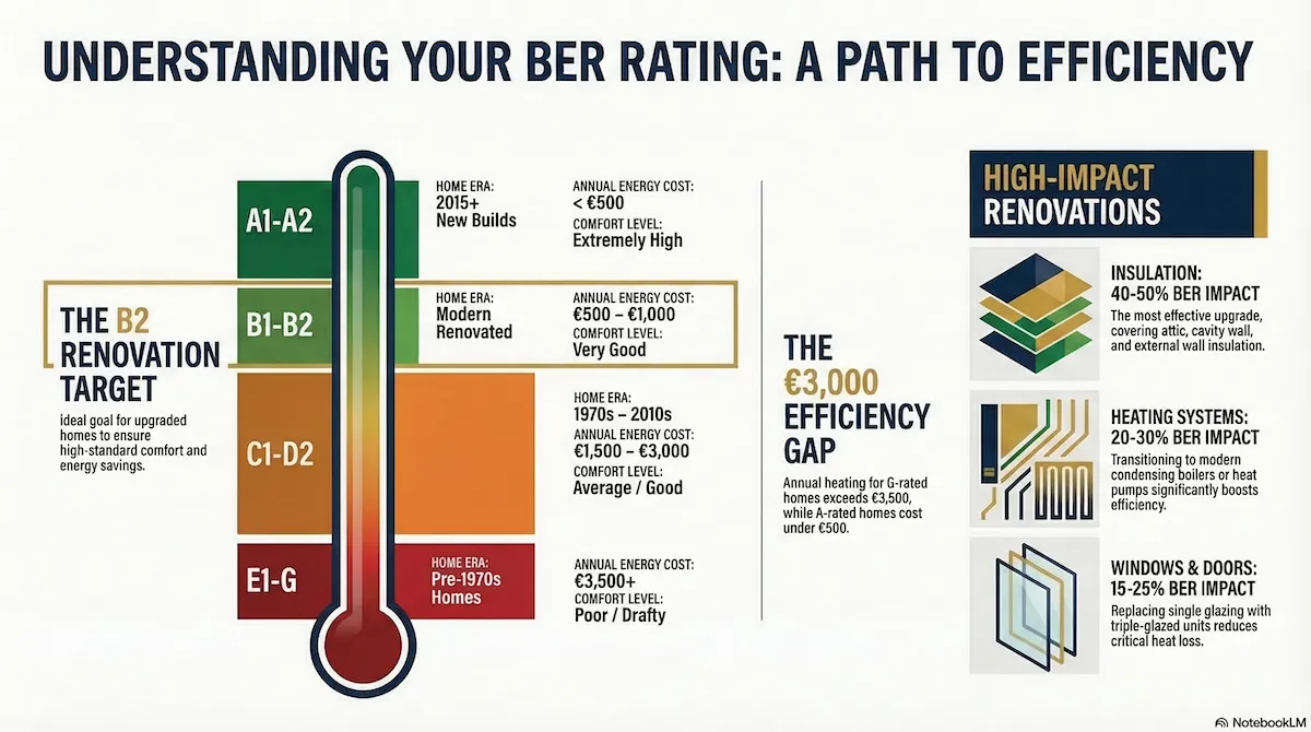 Infographic: How Extensions Affect Your BER Rating - Guide for Dublin Homeowners